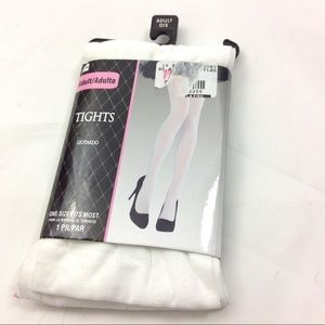 Accessories - New White Adult Leotard Dance Tights One Size Accessories - New White Adult Leotard Dance Tights One Size